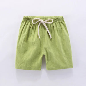 Mini Fashion™ - Schnelltrocknendes Material - Baumwolle-Leinen Short