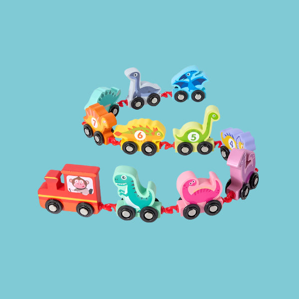 Tiny Express™ – Ausmalen & Gestalten - Holzeisenbahnspielzeug