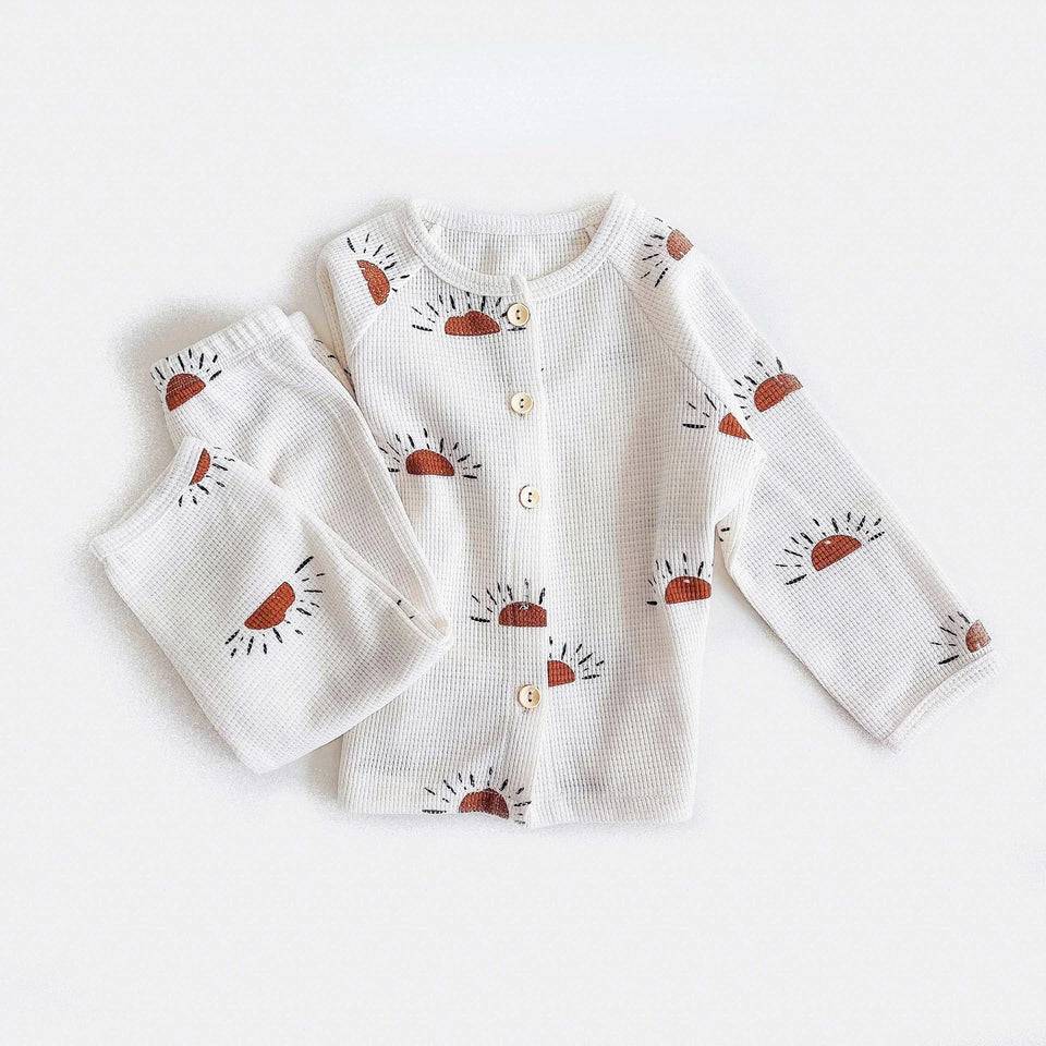 Mini Fashion™ - Luftig bomuld - Pyjamas til børn
