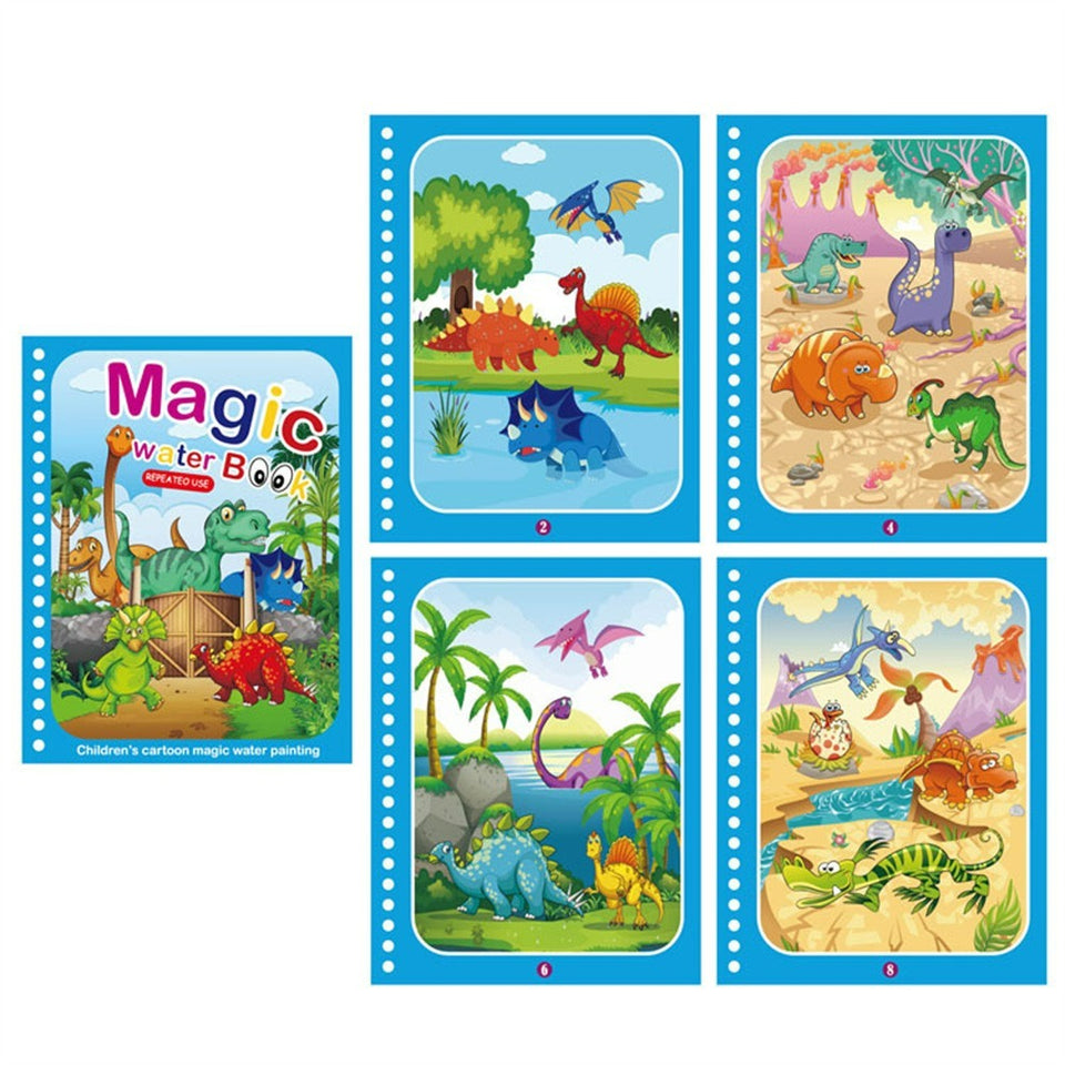 Magic Water Book™ - Beschwöre die Zeichnung herauf - Malbuch