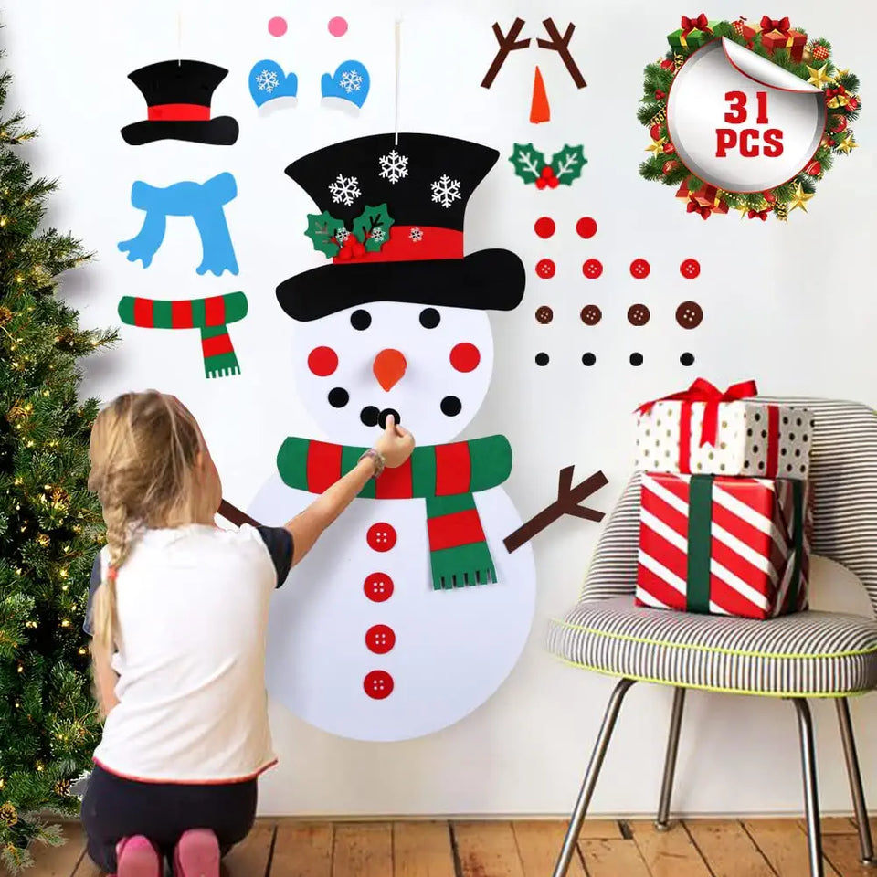 DIY Snowman™ | Lassen Sie Ihre Kleinen beim Dekorieren helfen - Weihnachtsdekoration