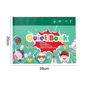 Quiet Book™ - Feinmotorische Fähigkeiten entwickeln - Lehrbuch