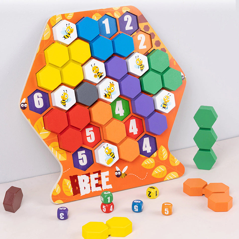 GenuisBee™ - Entwickelt räumliches Vorstellungsvermögen und Rechenfertigkeiten! - Bienen-Spiel