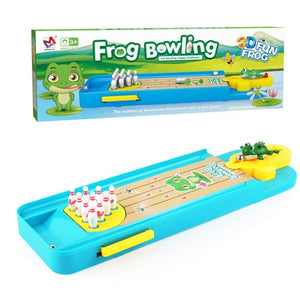 Frog Bowling™ - Fördert die motorischen Fähigkeiten - Mini Frog Bowling